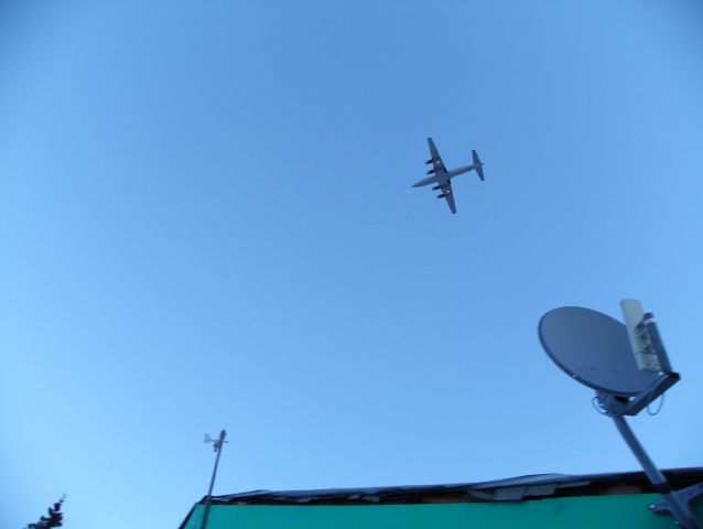 Douglas DC-6 — - She took off without any freight and a nice head wind.