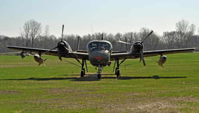 — — - "The OV-1C, Mohawk aircraft was manufactured by the Grumman Corporation between 1959 and the 1970s. The Mohawk was an observation aircraft and saw extensive service in the Vietnam War. During the Cold War the aircraft patrolled borders with Communist Eastern European countries. The aircraft was used in the Gulf War. It last saw extensive duty in the DMZ of Korea. The aircraft was retired in 1996."