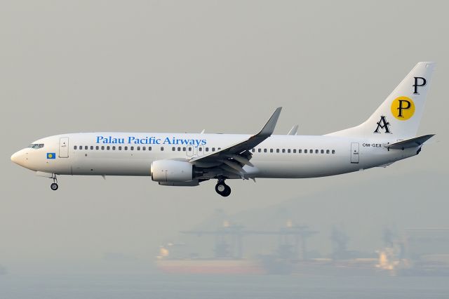 Boeing 737-700 (OM-GEX) - New Airline Palau Pacific Airlines.