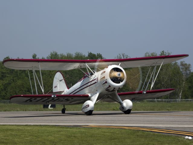 WACO OHIO YMF (N61ML) - The forward visibility during taxi is not the best...