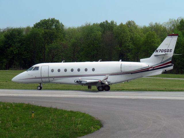 IAI Gulfstream G200 (N705QS) - Take off runway 34.