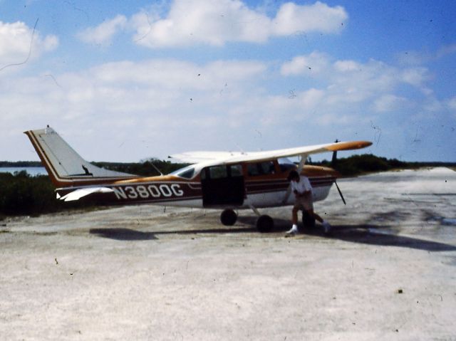 Cessna 206 Stationair (N3800G) - Aircraft crashed in 2004. Photo taken in 1993 during a Florida trip: The airline transport certificated pilot was flying passengers and a cameraman associated with a film production to film a fort on an island. During the filming, the pilot stated he switched fuel tanks, and noted that the left tank was full, and the right tank about 3/4 full. As the airplane approached the fort, the engine sputtered, and then regained full power. A minute or two later, the pilot indicated the engine lost all power, and after unsuccessfully trying to restart it, he ditched the airplane. The pilot and passengers were all able to exit the airplane except the cameraman, who tied himself to the seat with a rope prior to takeoff after the cargo door had been removed to facilitate filming. Attempts to free the cameraman prior to the airplane sinking were unsuccessful, and he drowned. A passenger noted that the right fuel tank fuel gauge was somewhere around the 1/4 mark, and bouncing as the airplane flew. Postaccident inspection of the airplane, recovered 17 days later from ocean waters, disclosed no evidence of any pre-impact mechanical malfunction. CAUSE: A loss of engine power for an undetermined reason during cruise flight, which resulted in the pilot ditching the airplane in ocean waters.