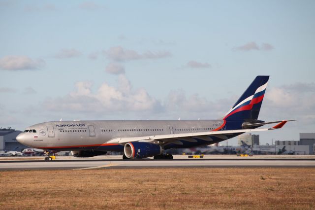 Airbus A330-200 (VP-BLY) - 04/03/18 6:24 minutes befor taking off to Moscow