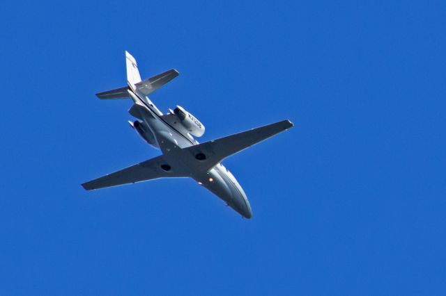 Cessna Citation Excel/XLS (N312DB) - Subject aircraft, registered as 2006 CESSNA 560XL, operating as Peach Jet 31, photographed on 20-Oct-2018 at 1511HrsEDT over Northern New Jersey, enroute to Teterboro, NJ, (TEB, KTEB), from Augusta, GA, (AGS, KAGS).