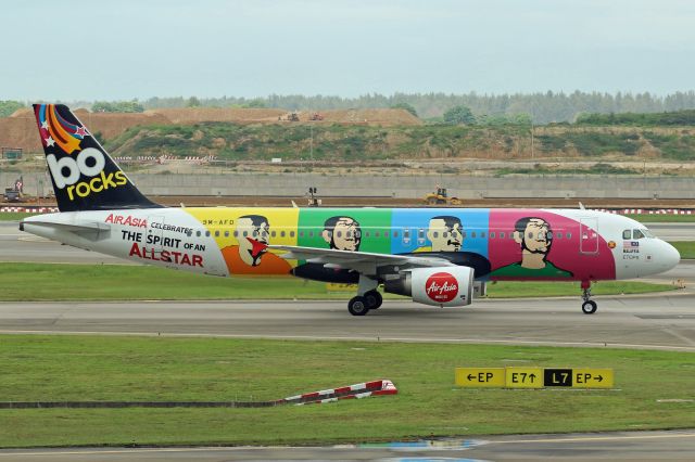 Airbus A320 (9M-AFD) - "Allstars" livery