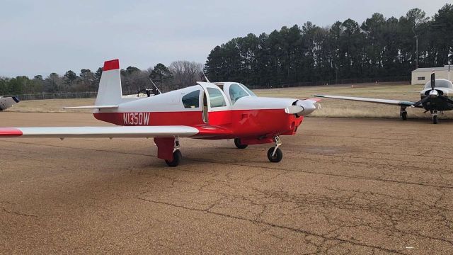 N1350W — - Home hangar of this Mooney, was about to go on it's first flight after being upgraded and overhauled by the new owner.