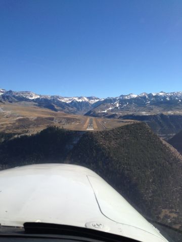 Cessna Conquest 1 — - Approach into Telluride, CO. Elevation 9070