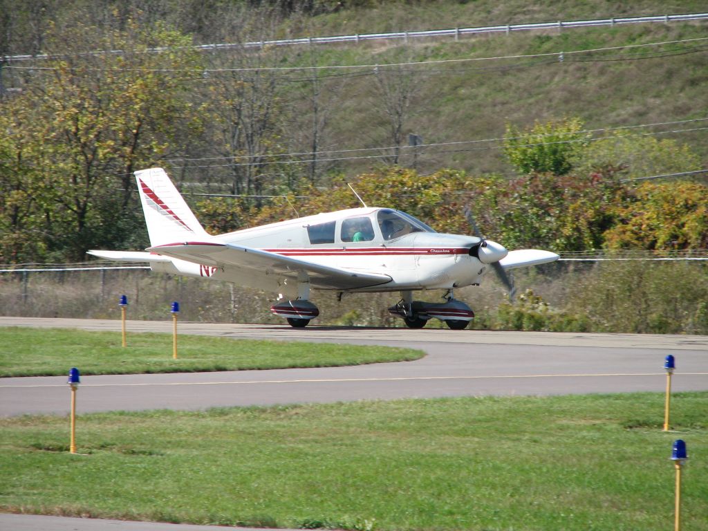 Piper Cherokee (N8438W) - Arrivning at Bradford County for the Pancake breakfast?