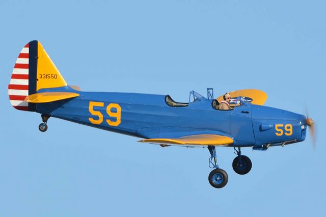 De Havilland Canada DHC-2 Mk1 Beaver (N11CM) - Fairchild PT-19A N11CM at Chino, California on April 29, 2016.