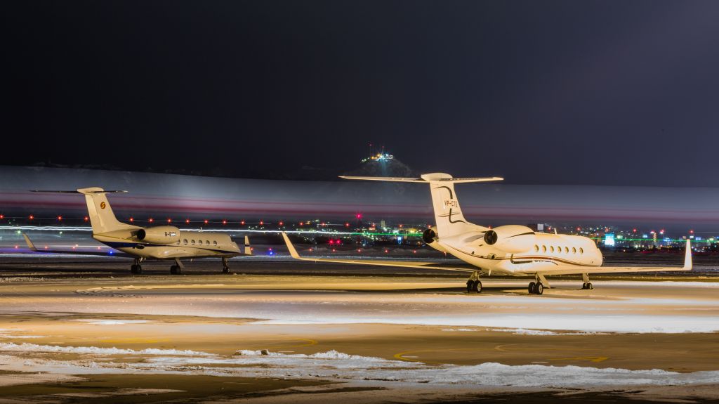 Gulfstream Aerospace Gulfstream V (VP-CTE) - Jet Aviation Business Jets / Gulfstream Aerospace GV-SP (G550) GLF5br /Jan.29.2016 Hakodate Airport [HKD/RJCH] JAPAN