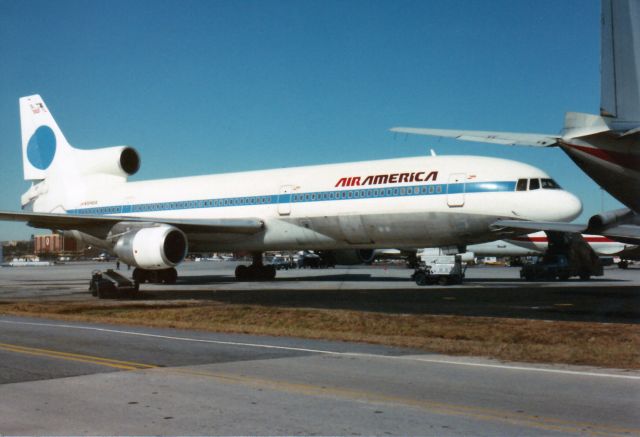 Lockheed L-10 Electra (N304EA) - North cargo ramp Atlanta, Ga.br / 10 Jan 1990