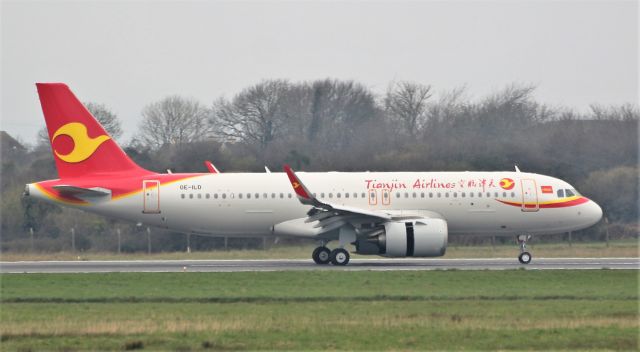 Airbus A320neo (OE-ILD) - avolon (tianjin airlines) a320-251neo oe-ild arriving in shannon from toulouse for painting by iac 26/3/20.
