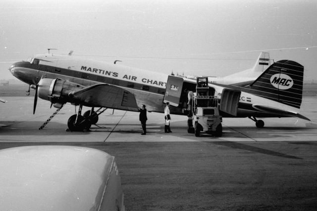 Douglas DC-3 (PH-SCC) - Martins Air Charter DC-3 in 1966 at Düsseldorf (EDDL)