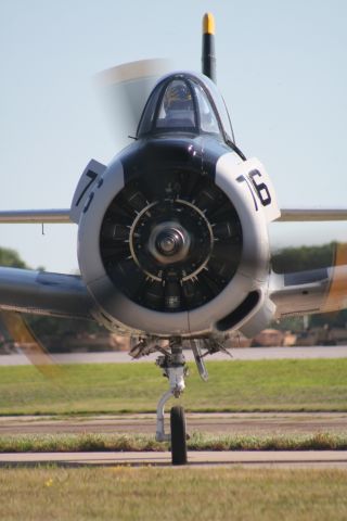 — — - North American T-28 Run Up Air Venture 2011