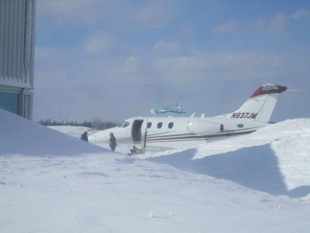 N837JM — - Beechcraft Premier parked at Irving Aviation FBO Goose Airport NL. March 14/09