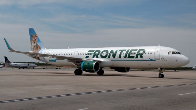 Airbus A321 (N706FR) - Now scheduled into CLT 4 times a week. 