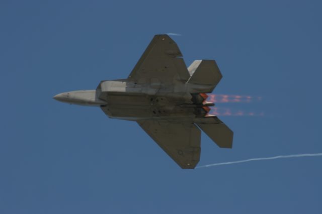 — — - F-22 at Oshkosh 2008