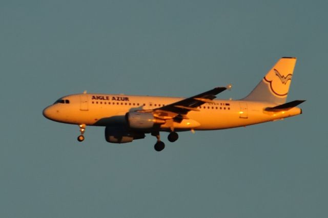 Airbus A319 (F-GXAH) - 2009 - At Sunset. Stored at 11/2014