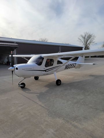 Cessna Skycatcher (N6055Z) - Landed at new home.