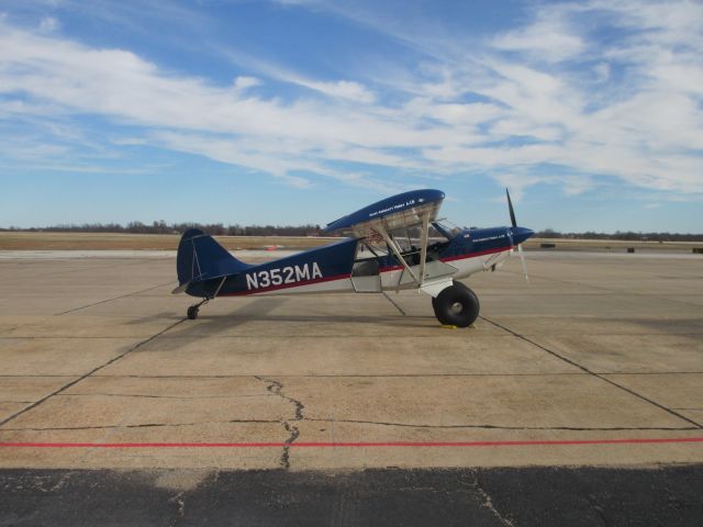 CHRISTEN Husky (N352MA) - N352Ma,a 2000 AVIAT AIRCRAFT INC A-1B,parked at Joplin.MO on 18 JAN 2015.