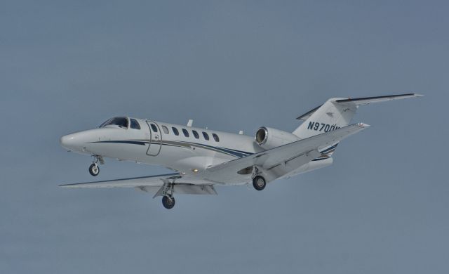 Cessna Citation CJ1 (N970DM) - Visiting CYHU on Feb. 21, 2020.