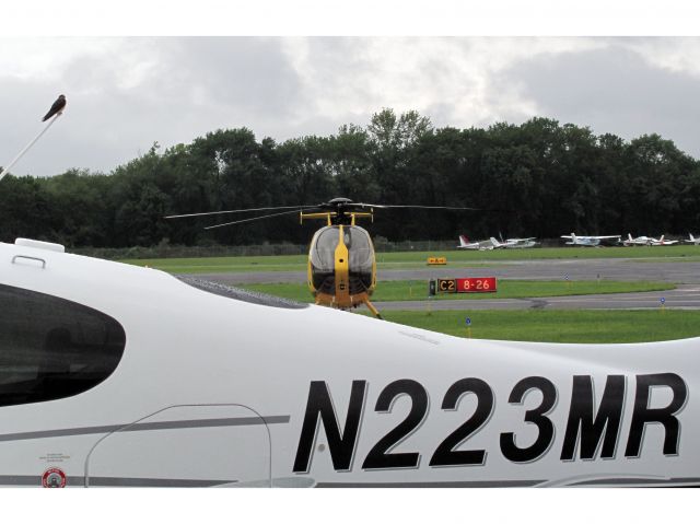 Cirrus SR-22 (N223MR) - A bird on the bird.