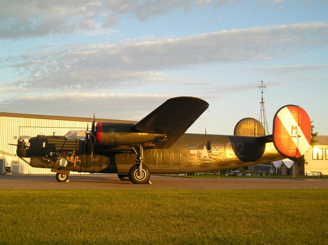 Consolidated B-24 Liberator — - Dawn light on the Collings Foundation B-24, 7-12-08