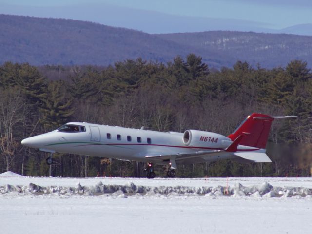 Learjet 60 (N6144) - Taken departing  Saratoga County Airport, NY on Mar.5,2021