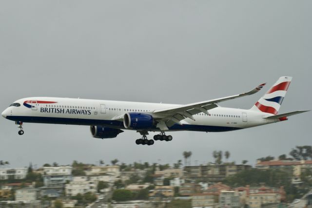 Airbus A350-900 (G-XWBC) - BA273 LHR-SAN 1/1/23