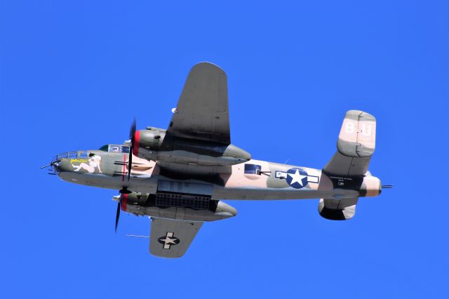 North American TB-25 Mitchell (N25YR) - Beautiful B-25 Yellow Rose............