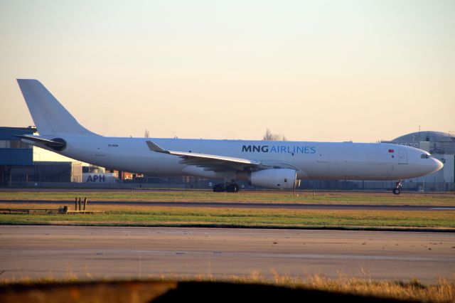 Airbus A330-300 (TC-MCM) - Taxiing to depart rwy 09R on 14-Jan-22 operating flight MNB401 to LTFM.