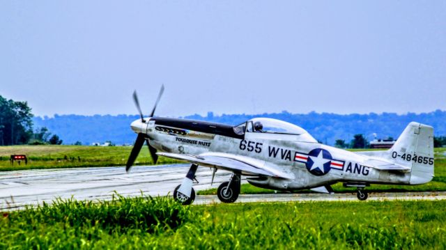 North American P-51 Mustang (NL551CF) - Collings Foundation’s TF-51D Mustang at The Dayton Wright Brothers Airport