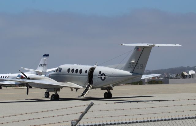 — — - KMRY - US Marines UC-12F (163559) at the Monterey Jet Center ramp - possible fuel stop...