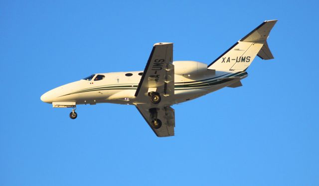 Cessna Citation Mustang (XA-UMS) - Landing 30L  (Mexico registration - Cessna 510)