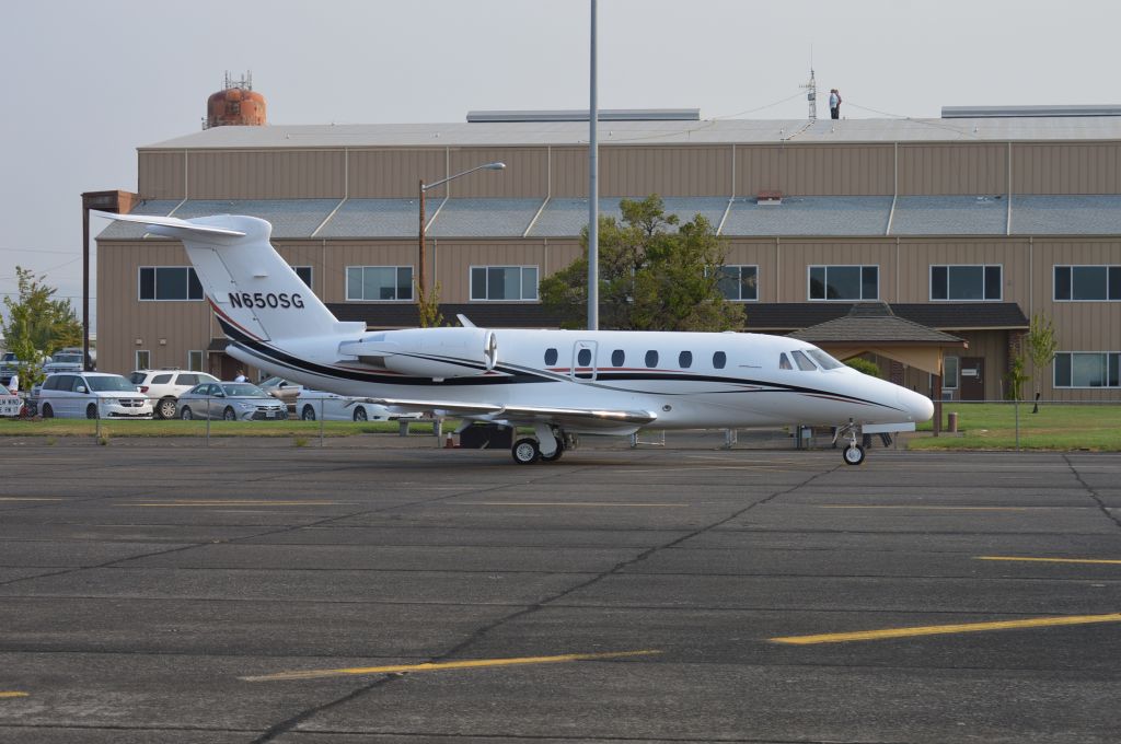 Cessna Citation III (N650SG) - Parked on the ramp.