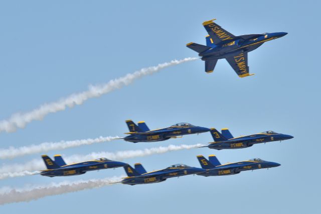 McDonnell Douglas FA-18 Hornet — - Blue Angels practice session on 05-30-24
