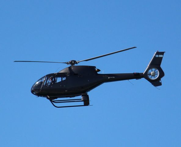 Eurocopter EC-120 Colibri (VH-CKO) - Heading north past the Gold Coast main beach, photo taken from high rise - 08 June 2022 12.34 hrs