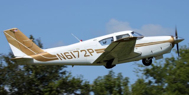 Piper PA-24 Comanche (N6172P) - Flying out of Moontown gear coming up and locked..  Yeehaw.