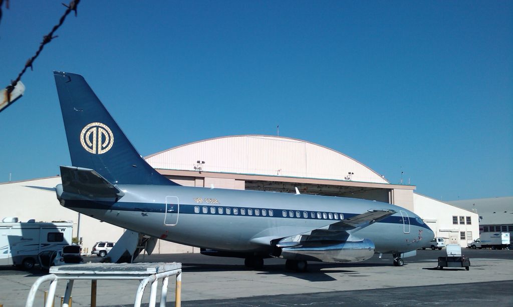 Boeing 737-200 (VP-CBA) - A very unique Boeing 737-200, and with some of the shiniest nacelles Ive seen yet.