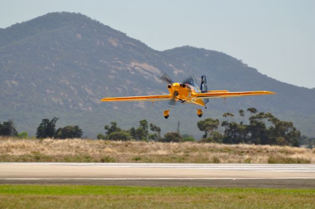 Experimental  (VH-CQE) - Matt Hall's MSX-R  (VH-CQE) Former RAAF F/A-18 pilot and Top Gun Instructor Matt Hall is the first Australian to be selected to compete in the Red Bull Air Race World Championship. As a Royal Australian Air Force (RAAF) fighter pilot, Hall logged over 1500 F/A-18 Hornet hours. As a Fighter Combat Instructor, in 2006 he completed a tour as the chief instructor. Hall spent three years in the USA on a USAF exchange program, flying over 500 hours in the F-15E Strike Eagle, including combat. For his efforts, he was awarded combat decorations by both the US and Australia.br /He resigned from the RAAF to allow him to become a full-time race pilot.