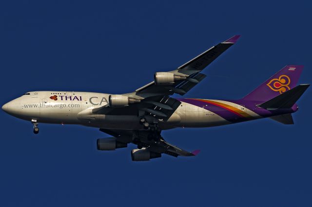 Boeing 747-400 (HS-TGH) - dark bluesky in Frankfurt