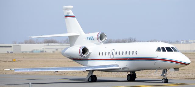 Dassault Falcon 900 (N1818S) - Another Stephen's 900EX, getting ready to depart. March 2013