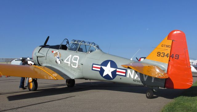 N29931 — - AT-6G at the Wings and Wheels fly-in at Osceola Wisconsin.