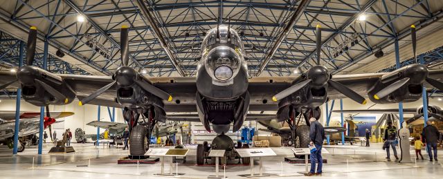 Avro 683 Lancaster — - RAF Museum, Hendon near London - camera Ricoh GR3