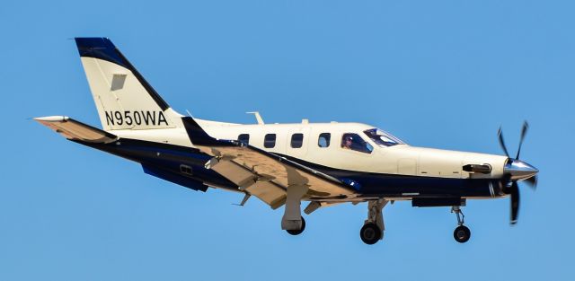 Daher-Socata TBM-900 (N950WA) - N950WA  Socata TBM-900 s/n 1046 - North Las Vegas Airport KVGTbr /Photo: TDelCorobr /April 19, 2024