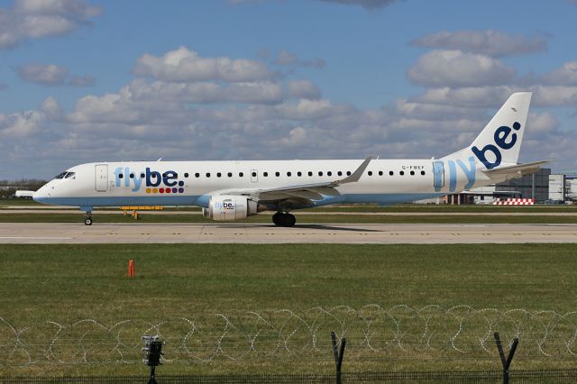 Embraer ERJ-190 (G-FBEF) - BEE353 ready to depart to Newquay