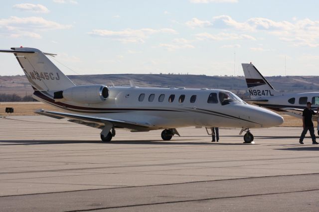 Cessna Citation CJ2+ (JETRACN) - the plane just got in from Washington State and I caught it as it shut down at McCook Regional Airport  Ne