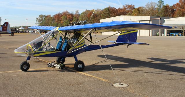 N4902P — - A Rans S-12XL Airaile tied down on the general aviation ramp at Folsom Field, Cullman Regional Airport, AL - November 5, 2016.