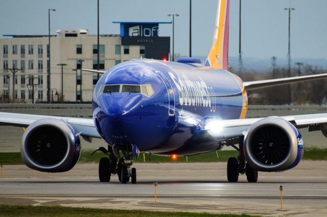 Boeing 737 MAX 8 (N8854Q) - Year: 2023br /Make: Boeingbr /Model: 737 MAX 8br /Opby: Southwest Airlinesbr /Route: KBUF --> KMCObr /Notes: A/c delivered March 2023br /br /** First Photo of N8854Q on FlightAware **