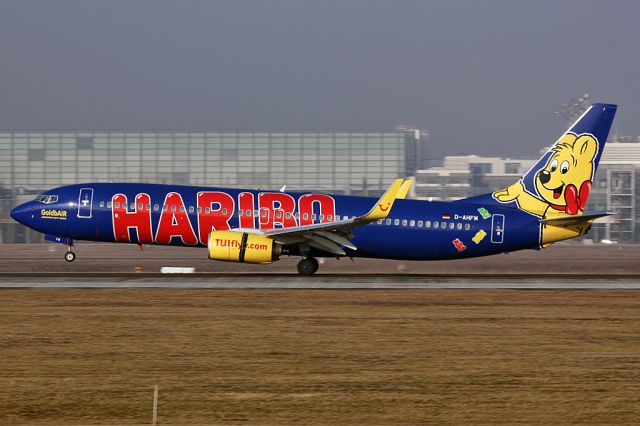 Boeing 737-800 (D-AHFM) - German gummy bear company known as HARIBO is on this 737